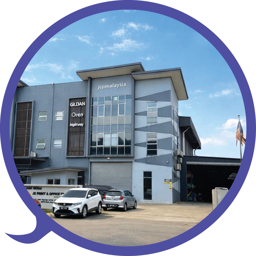 jcp print & office sdn bhd located in shah alam alam impian which is doing uniform printing factory