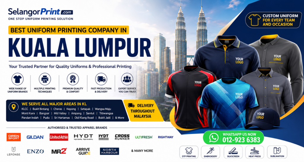 best uniform printing company in kuala lumpur