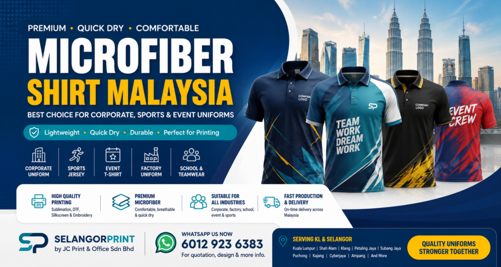 microfiber shirt malaysia complete guide for corporate