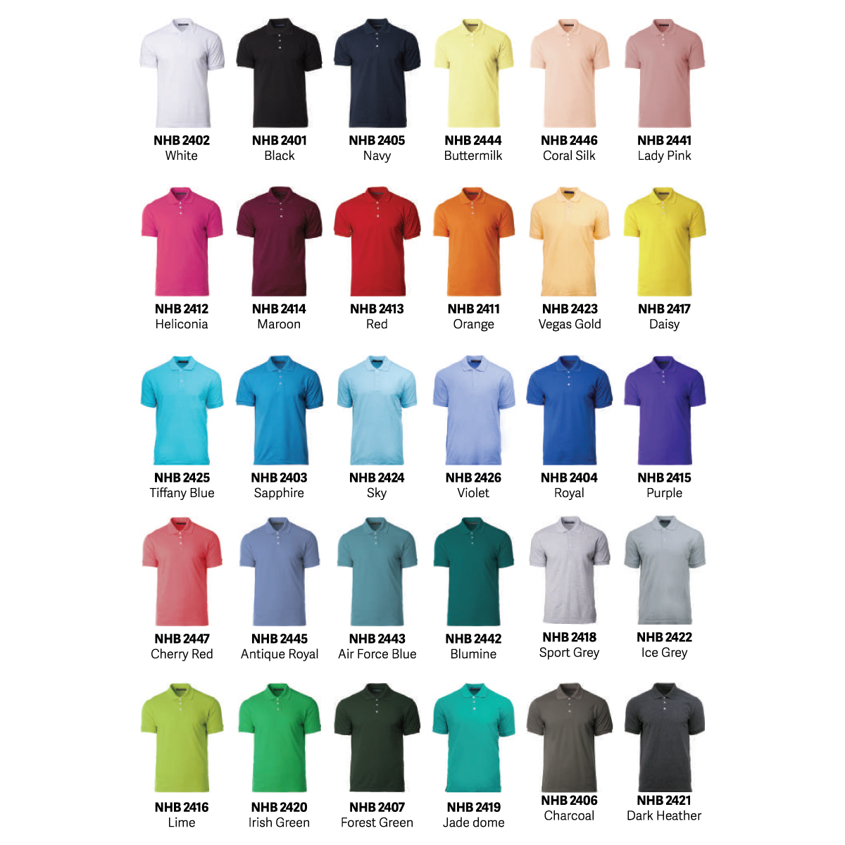 nhb2400 colorchart nhb2400 colorchart