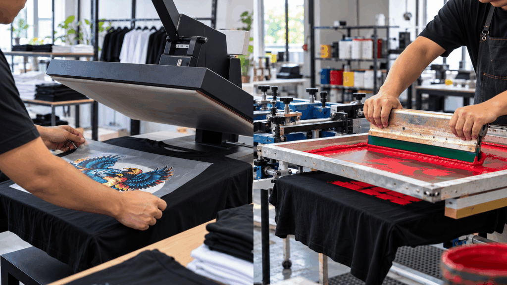 Premium DTF vs Silkscreen for branded Tees in Klang Valley Premium DTF vs Silkscreen for Branded Tees in Klang Valley